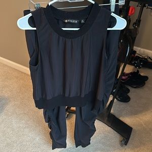 Athleta jogging set in black
